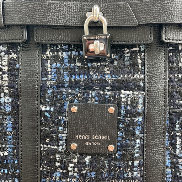 henri bendel Black Tweed Jetsetter Mini Backpack - Picture 7 of 16